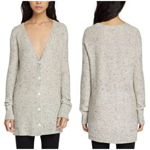 💕RAG & BONE💕 Tamara Cashmere Cardigan ~ Light Grey Medium - Picture 9 of 16